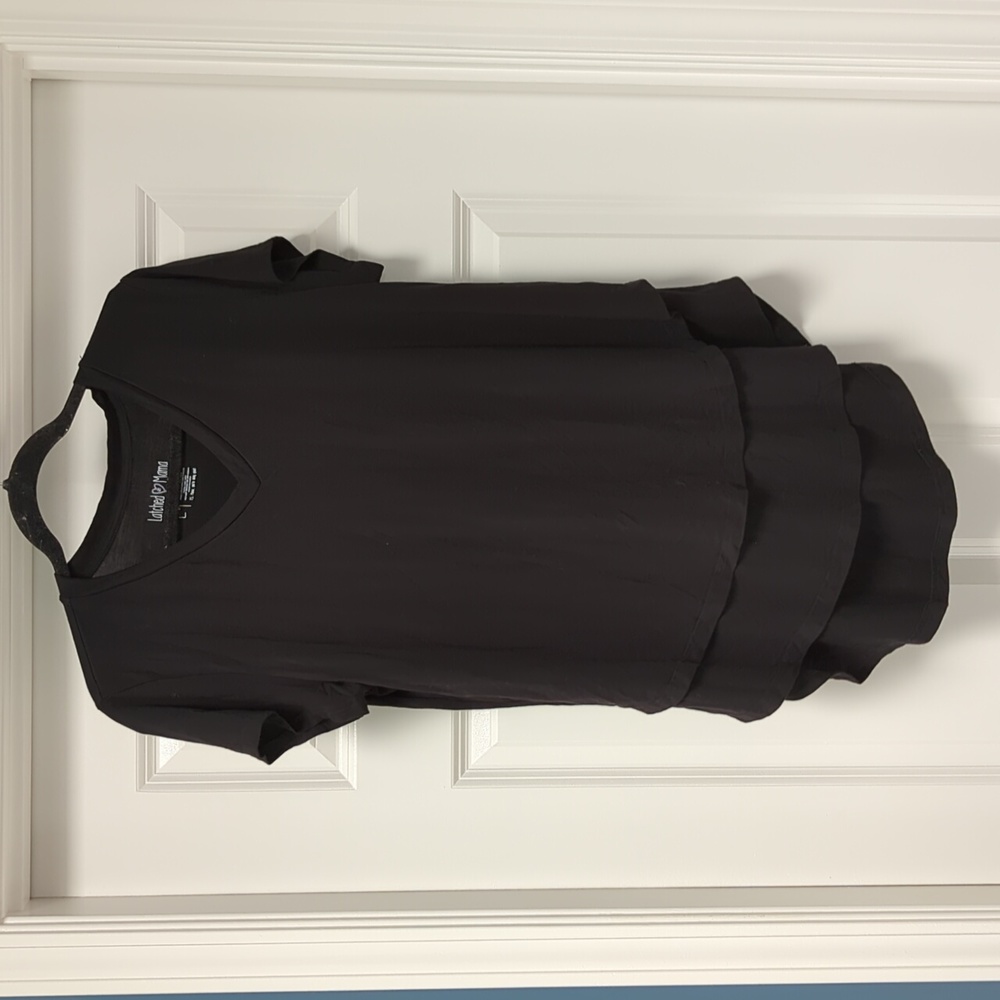 Latched Mama Nursing Top Shirt Black
